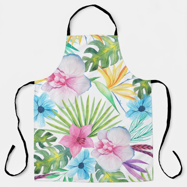 Tropical Bird Art Apron (Front)
