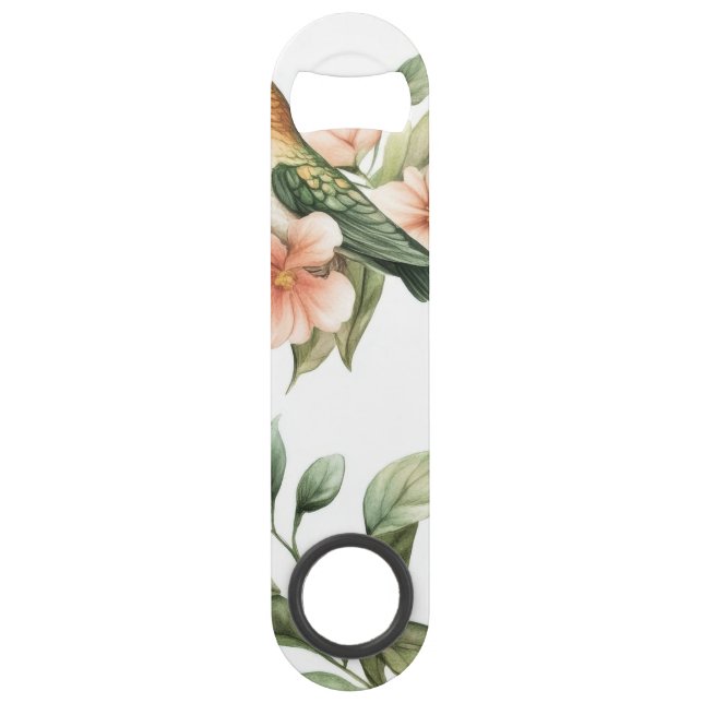Tropical Bird Bottle Opener (Front)