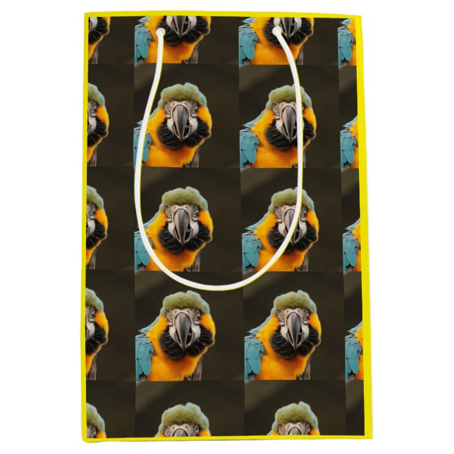 Tropical Bird Custom Gift Bag (Front)