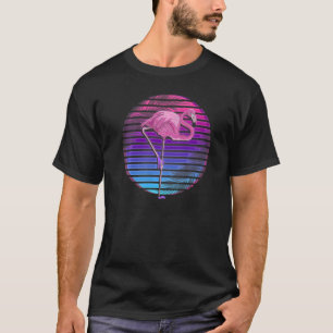 Tropical Bird Exotic Animal Retro Vaporwave Pink F T-Shirt