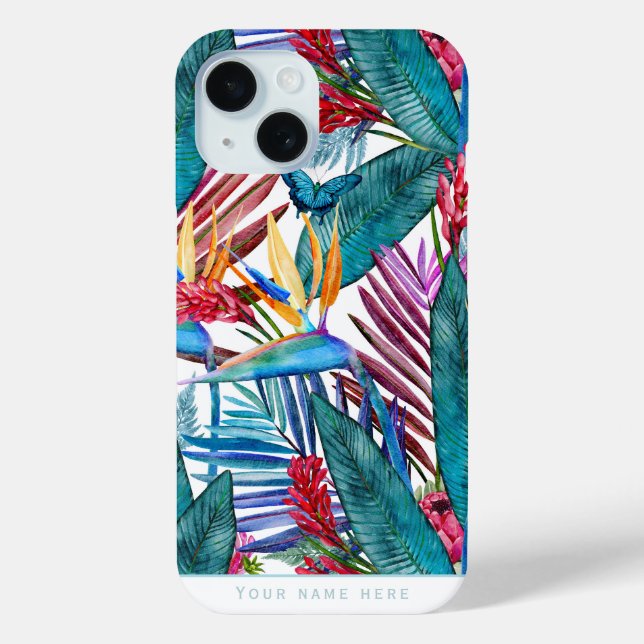 Tropical Bird Of Paradise Case-Mate iPhone Case (Back)