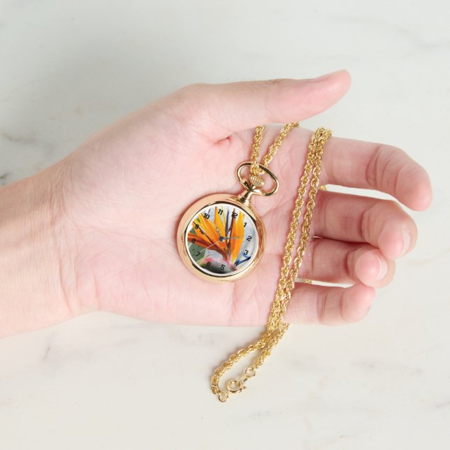 Tropical Bird of Paradise Floral Watch (Hand)