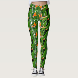 TROPICAL BIRD OF PARADISE LEGGINGS