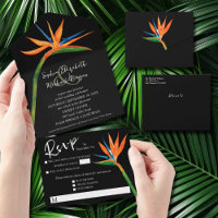 Tropical Bird of Paradise Wedding