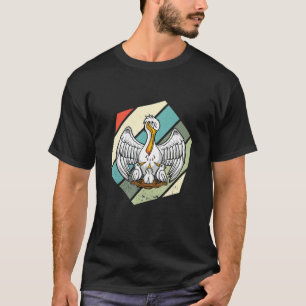 Tropical Bird Pelican Bird Chicks Hatch Retro Vint T-Shirt