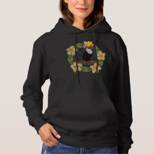 Tropical Bird Rainforest Animal Floral Toucan Hoodie