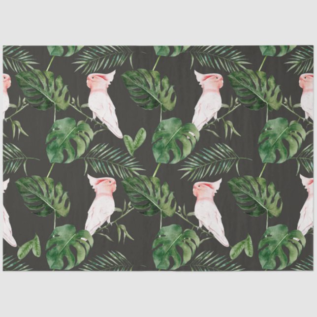 Tropical Bird Series : Major Mitchells Design 6 Tissue Paper (Front)