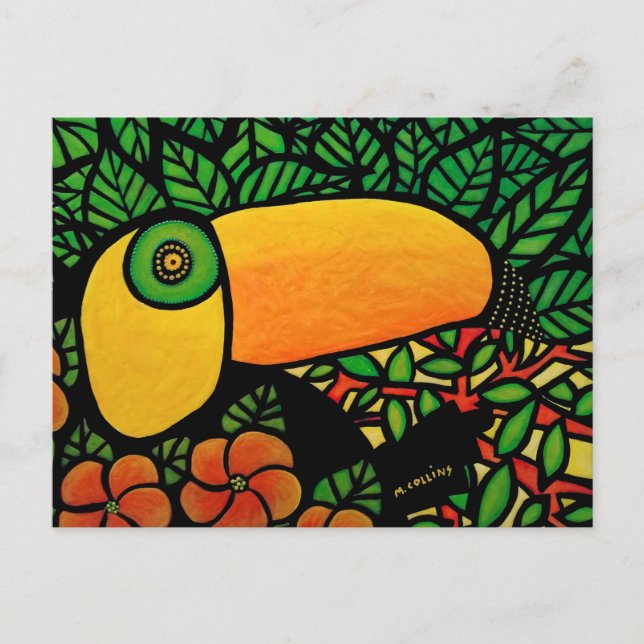 Tropical Bird Toucan Postcard (Front)