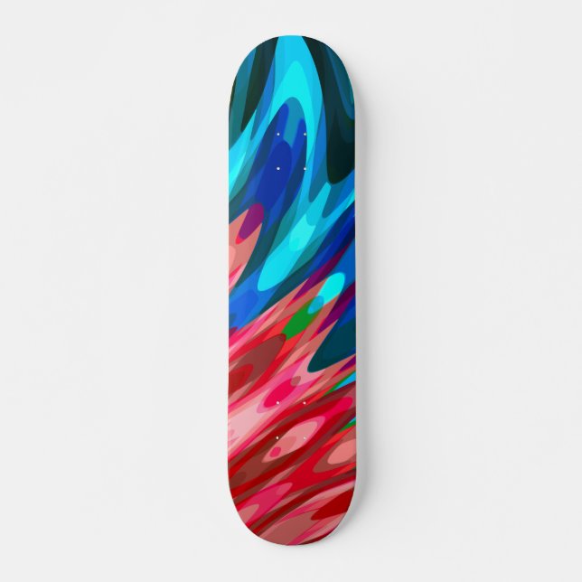 Tropical Bird Wing Classic Playing Cards Skateboard (Front)