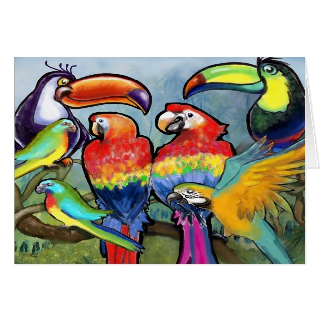 Tropical Birds (Front Horizontal)
