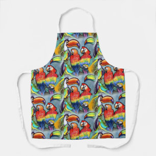 Tropical Birds Apron