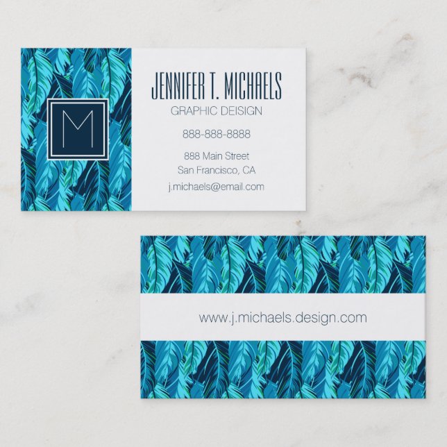 Tropical Birds Business Card (Front/Back)