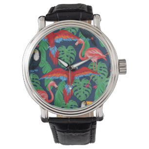Tropical Birds In Bright Colours Watch