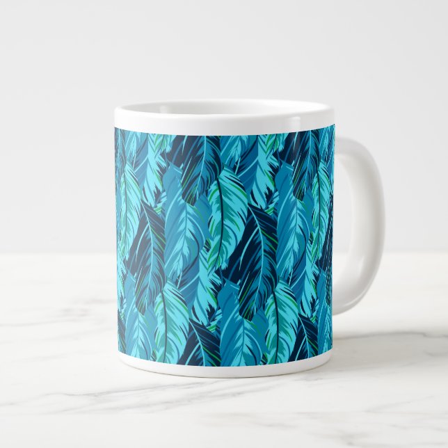 Tropical Birds Large Coffee Mug (Front Right)