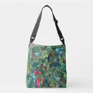 Tropical Birds of Paradise Crossbody Bag
