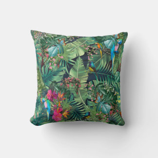 Tropical Birds of Paradise  Cushion