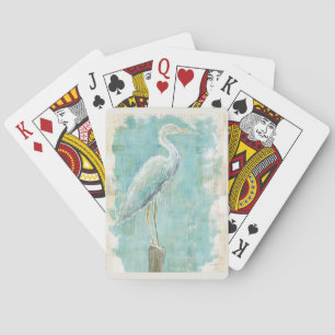 Tropical Birds   Still Egret Playing Cards
