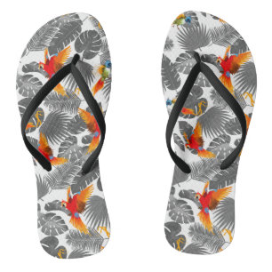 tropical birds thongs