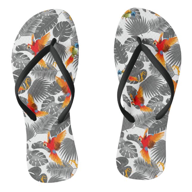 tropical birds thongs (Footbed)
