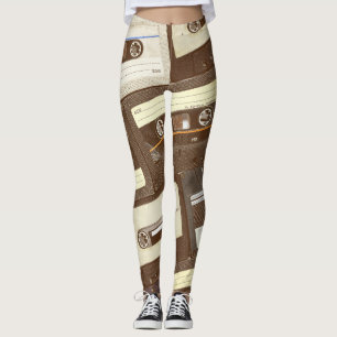 Tropical Birds: Toucans & Parrots Vintage Leggings