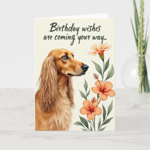 Tropical Birthday Bloom Card