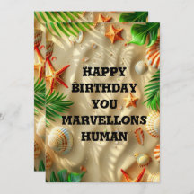 Tropical birthday card