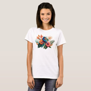 Tropical Bliss: A Vibrant Fusion of Flora T-Shirt