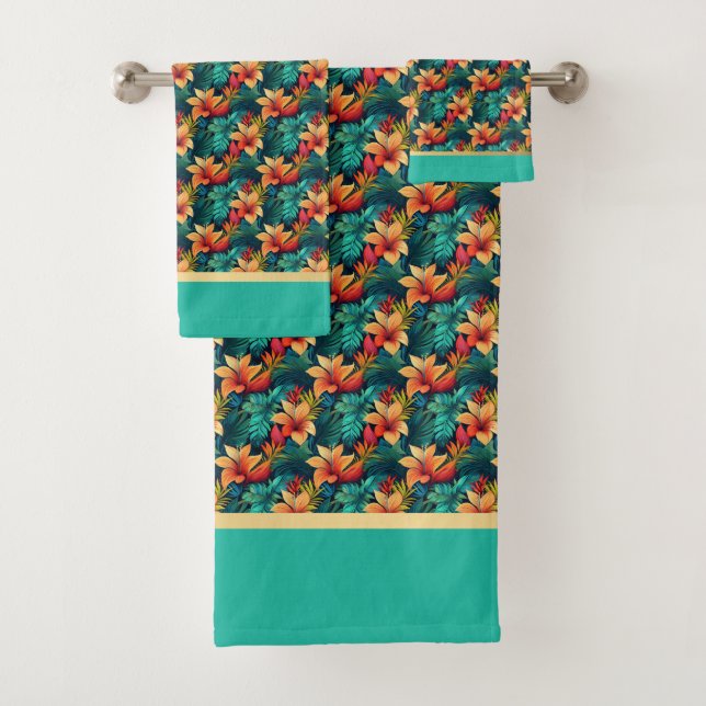 Tropical Bliss: Botanical Towel Set (Insitu)