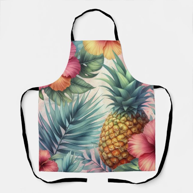 Tropical Bloom Apron (Front)