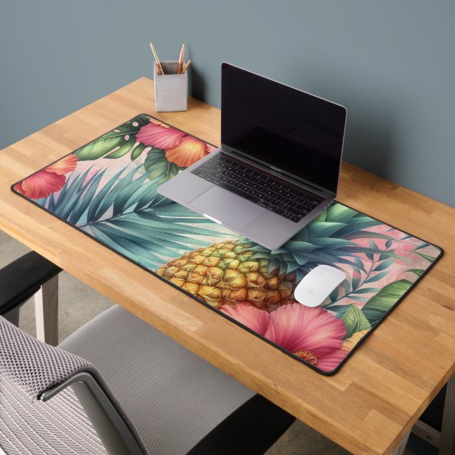 Tropical Bloom Desk Mat (Office 2)