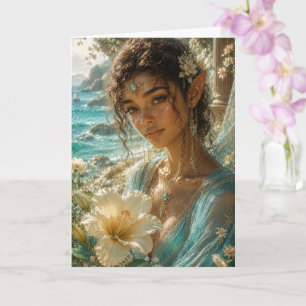 Tropical Bloom Fairies: Sea Breeze Enchantress Card