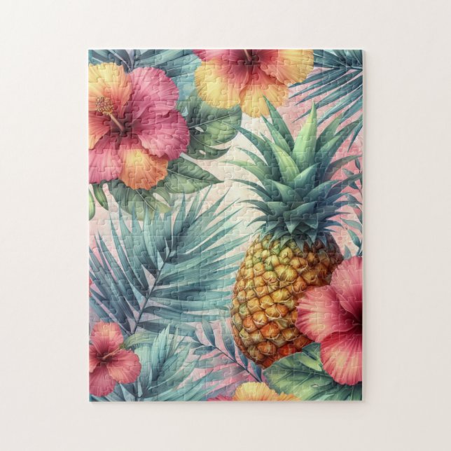 Tropical Bloom Jigsaw Puzzle (Vertical)