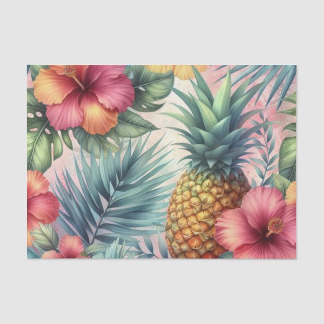 Tropical Bloom Tissue Paper (Front)