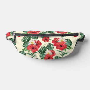 Tropical Blooms of The White Lotus Bum Bags
