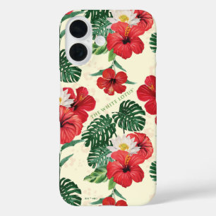 Tropical Blooms of The White Lotus iPhone 16 Case