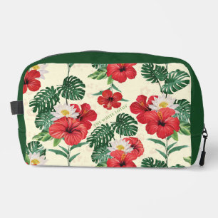 Tropical Blooms of The White Lotus Dopp Kit