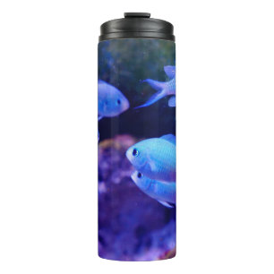 Tropical Blue Fish Thermal Tumbler