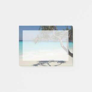 Tropical Blue Ocean Beach Scene Photo Post-it Notes
