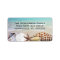 Tropical Blue Water Text Template Ocean Seashells
