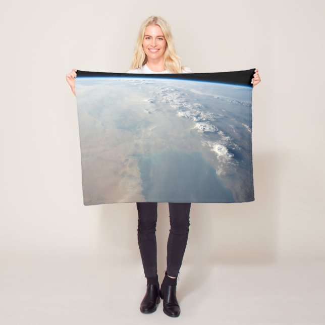 Tropical Blue Waters Of The Persian Gulf. 2 Fleece Blanket (In Situ)