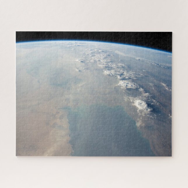 Tropical Blue Waters Of The Persian Gulf. 2 Jigsaw Puzzle (Horizontal)