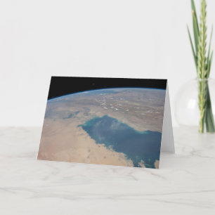 Tropical Blue Waters Of The Persian Gulf. Card