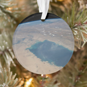 Tropical Blue Waters Of The Persian Gulf. Ornament