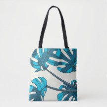 Tropical, blue, whimsical design