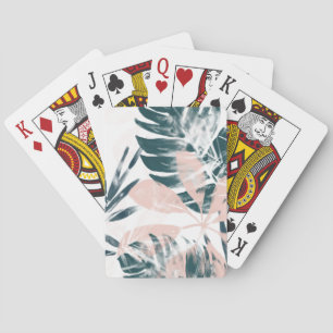 Tropical Blush Playing Cards