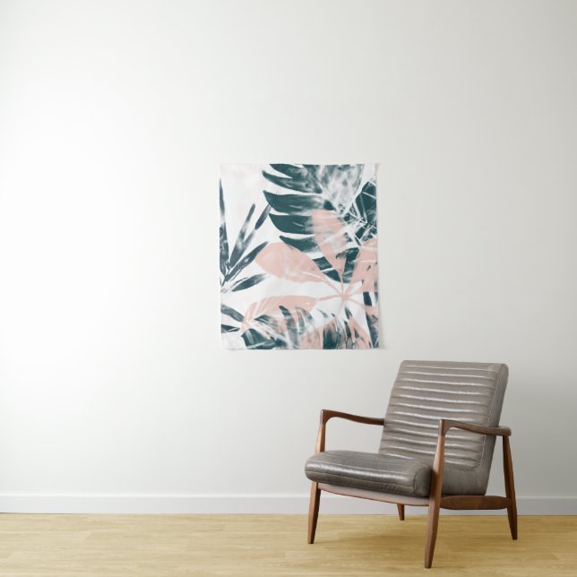 Tropical Blush Tapestry (In Situ)