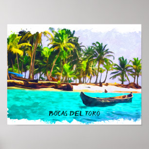 Tropical Bocas del Toro Panama  Poster