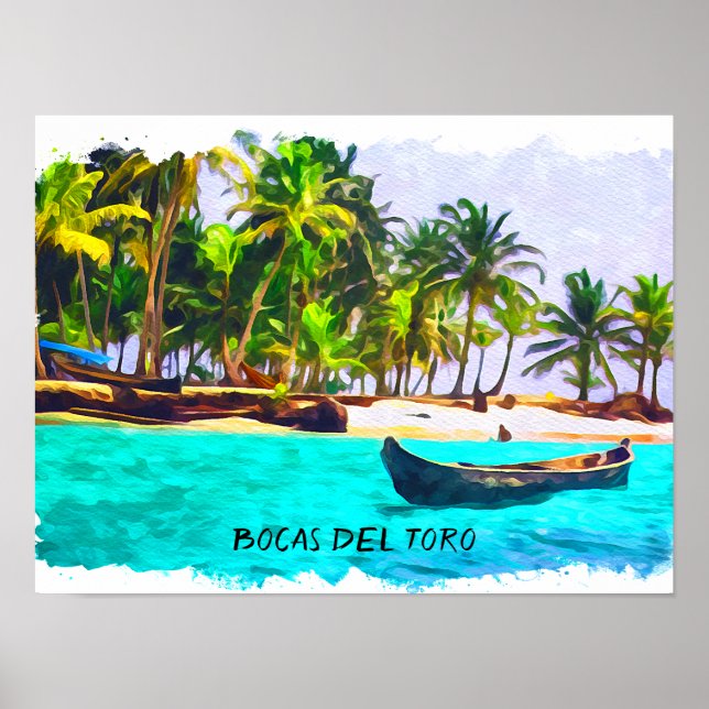 Tropical Bocas del Toro Panama  Poster (Front)
