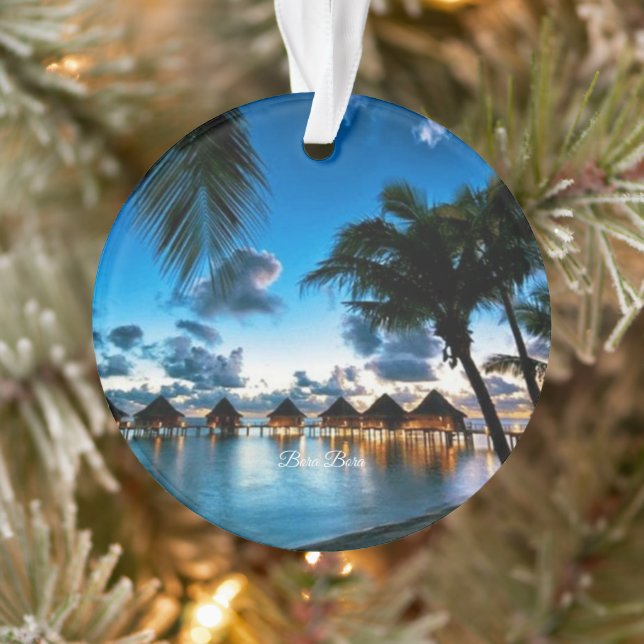 Tropical Bora Bora Ornament (Tree)