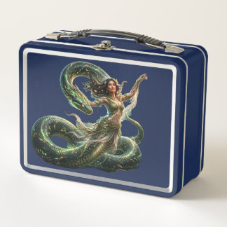Tropical Botanical Garden Floral Collage – Colorfu Metal Lunch Box